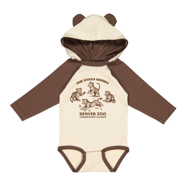 DZCA Lion Cub Hooded Infant Onesie – DZCA Online Store