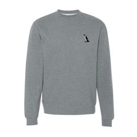 Embroidered Penguin Crew Sweatshirt