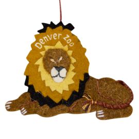 Handmade Wool Lion Ornament